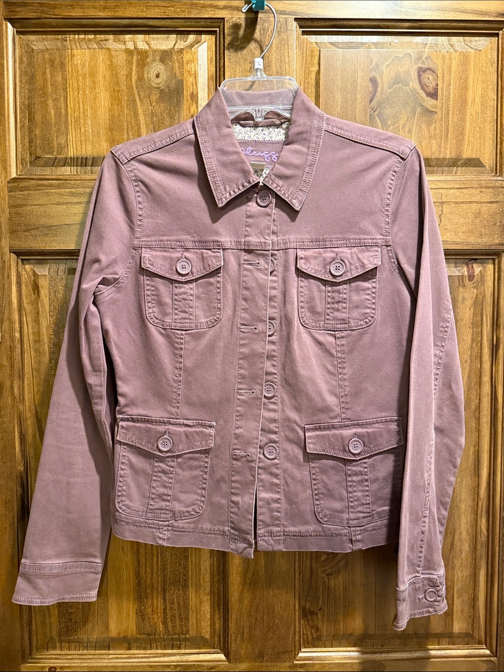 Plugg Purple Jean Jacket with Patch Pockets